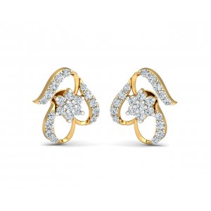 Vera  Diamond Earrings in Gold