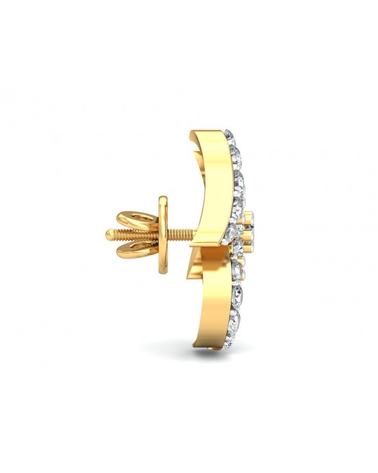 Vera  Diamond Earrings in Gold
