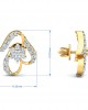 Vera  Diamond Earrings in Gold