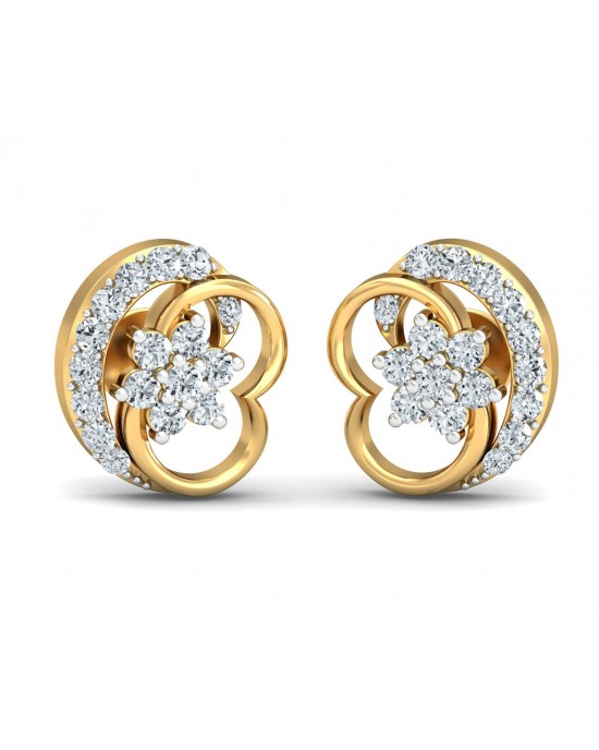 Viti Diamond earrings in gold