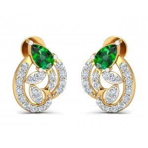 Vahi Emerald & Diamond Earrings