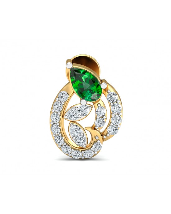 Vahi Emerald & Diamond Earrings