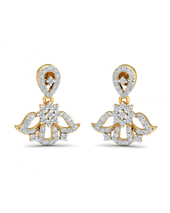 Fiza Diamond Dangle Earrings