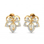 Ruhi Diamond Earrings in Gold
