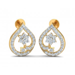 Rima Gold Diamond Earrings