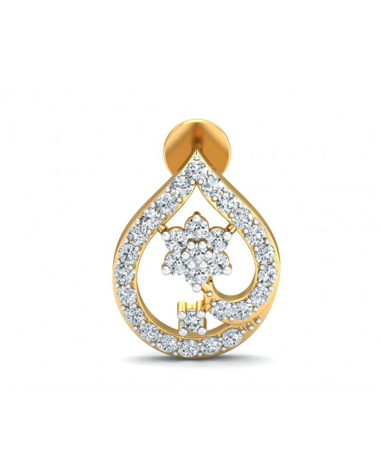 Rima Gold Diamond Earrings