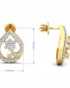 Rima Gold Diamond Earrings