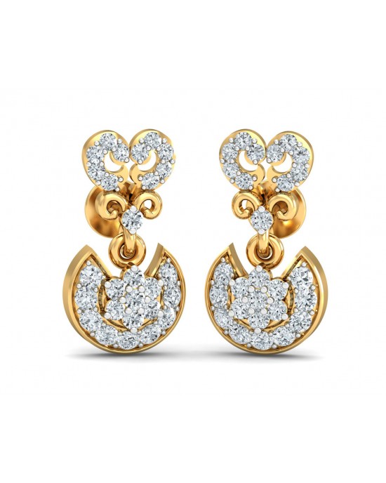 HIen Diamond Earrings in Gold