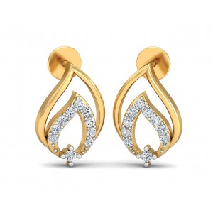 Gila Diamond Earrings in Gold