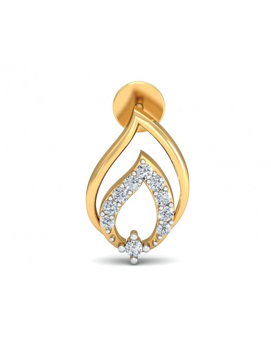 Gila Diamond Earrings in Gold