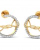 Tanya Gold Diamond Earrings