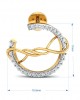 Tanya Gold Diamond Earrings