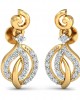 Tisha Diamond Earrings in Gold