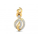 Tisha Diamond Earrings in Gold