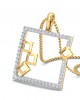 Sabina Diamond Pendant in Gold