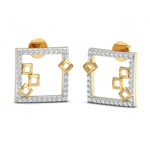 Sabina Diamond earrings in gold