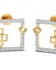 Sabina Diamond earrings in gold