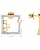 Sabina Diamond earrings in gold