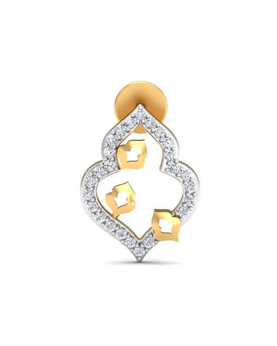 Ella Diamond Earrings in Gold