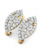 Fay Diamond Earrings Half Bali in 14k hallmarked Gold