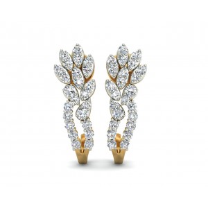 Sara Diamond Earrings in Gold