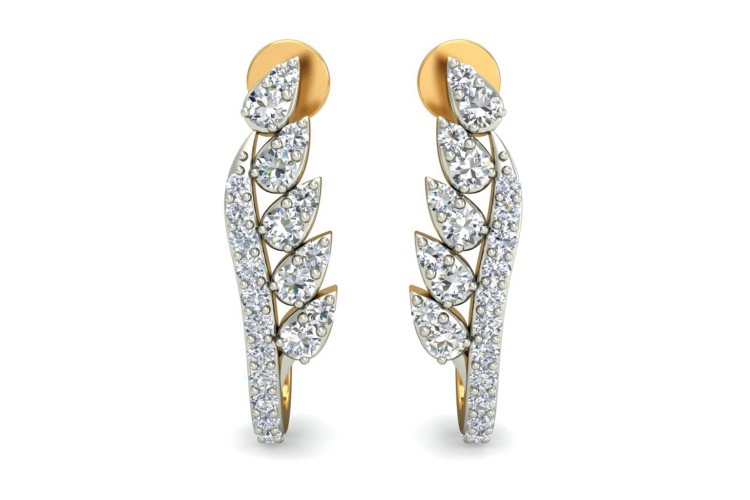 Fara Diamond Hoop Earrings