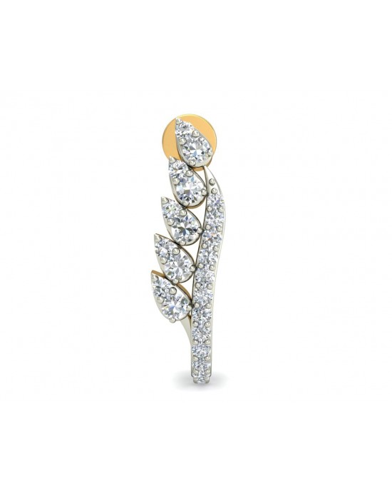 Fara Diamond Hoop Earrings