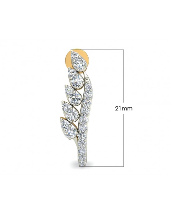 Fara Diamond Hoop Earrings