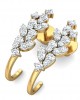 Femi Diamond Half Bali earrings in gold