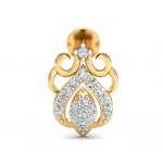 Reba Diamond Earrings in Gold