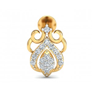 Reba Diamond Earrings in Gold