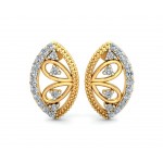 Tara Diamond Earrings In Gold