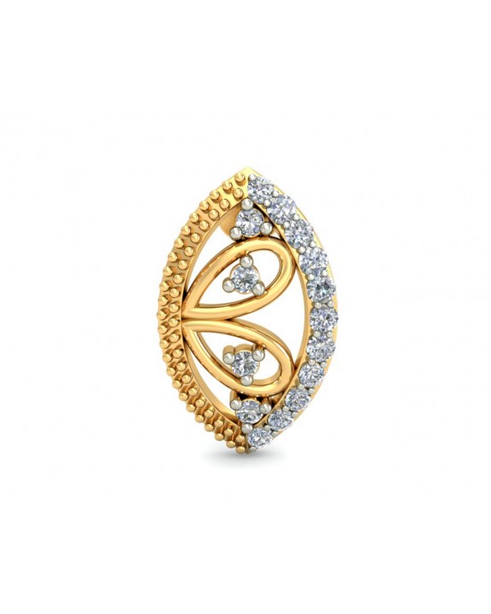 Tara Diamond Earrings In Gold