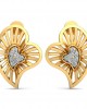 Urith Heart Earring in Gold with diamonds