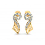 Sana Designer diamond earrings in 14k gold