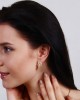Reya Diamond Earrings In gold