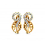 Sama Designer Diamond Earrings in gold