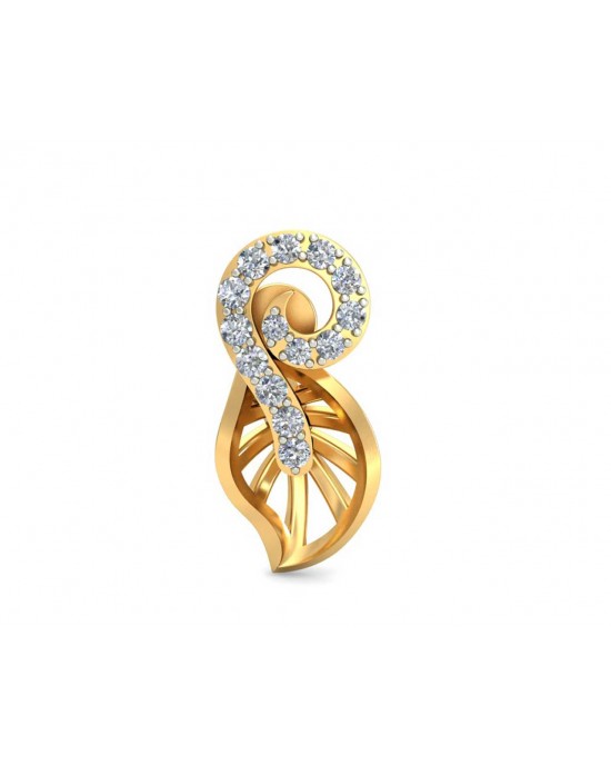 Sama Designer Diamond Earrings in gold