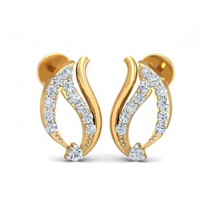 Rimi Diamond Earrings in gold