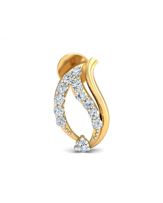 Rimi Diamond Earrings in gold