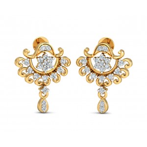 Tanvi Diamond Earrings in Gold