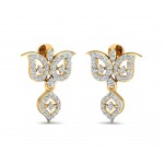 ULa Certified Diamond Earrings in Hallmarked Gold