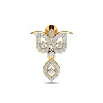 ULa Certified Diamond Earrings in Hallmarked Gold