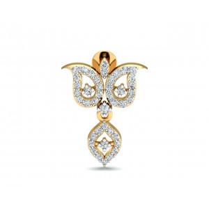 ULa Certified Diamond Earrings in Hallmarked Gold