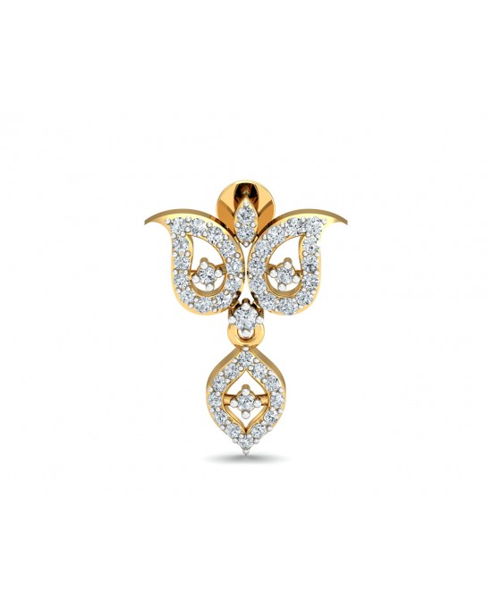 ULa Certified Diamond Earrings in Hallmarked Gold