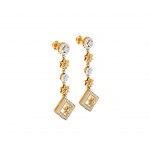 Talor Diamond Dangle drop earrings in Gold