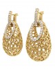 Fancy Gold Filigree Earrings