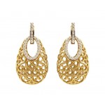Fancy Gold Filigree Earrings