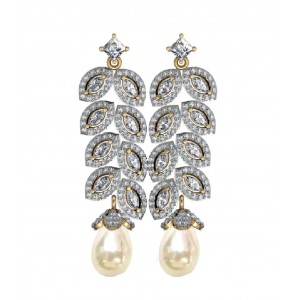 Marquee & Round diamond danglers