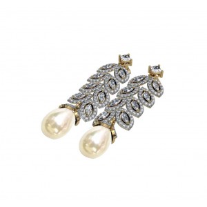 Marquee & Round diamond danglers